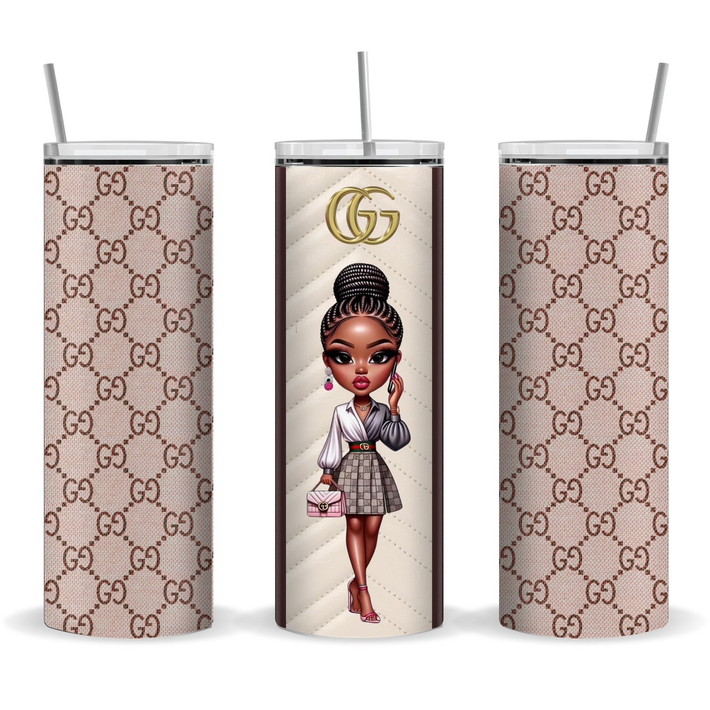 Gucci Handbag Inspired Tumbler (007)