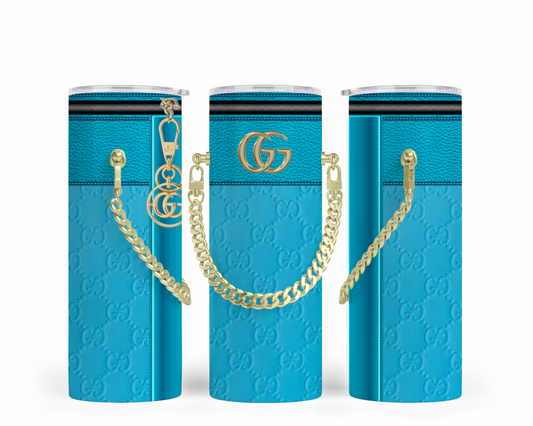 Gucci Handbag Inspired Chain Tumbler (009)