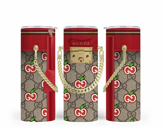 Gucci Handbag Inspired Chain Tumbler (010)