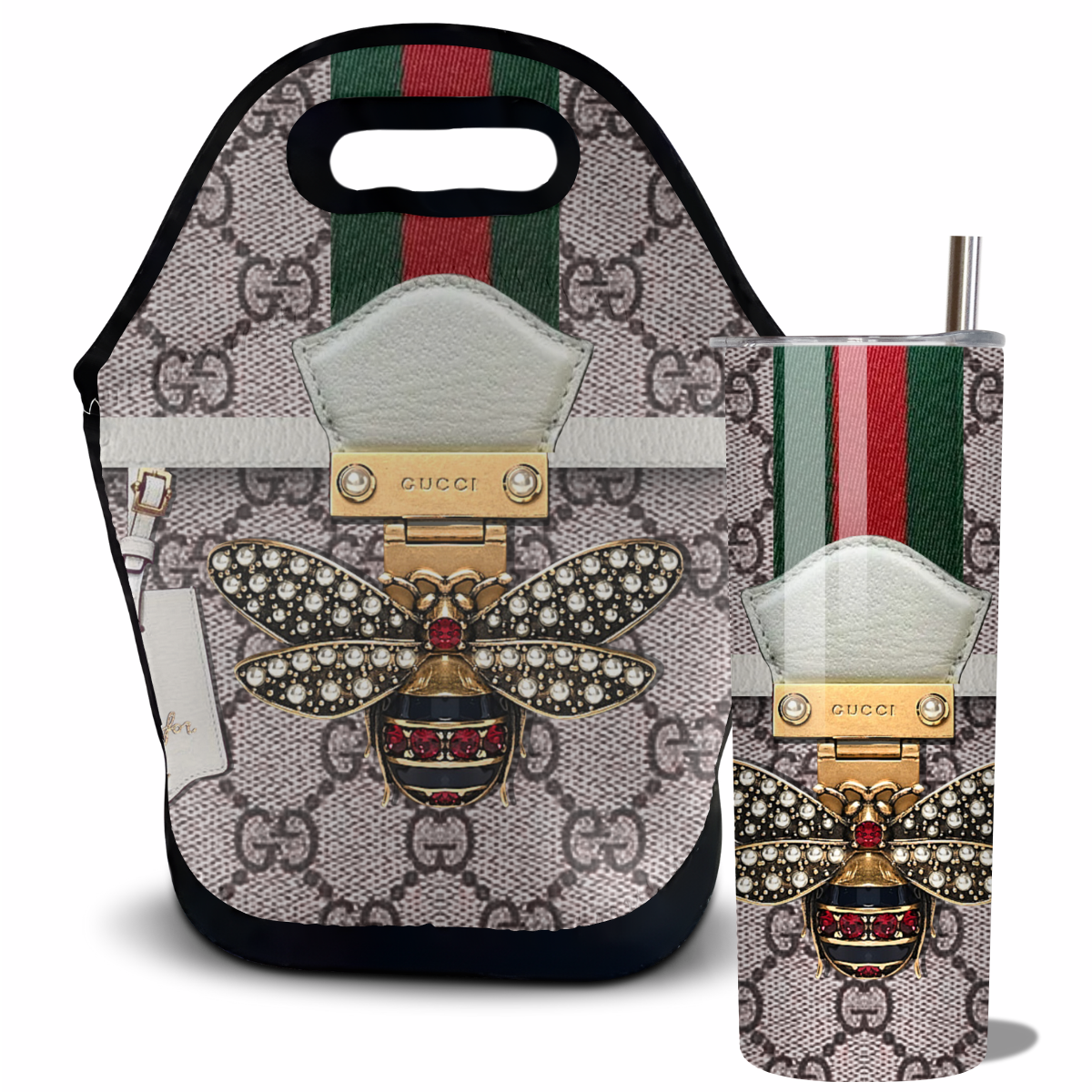 Gucci Inspired Lunch Tote Bag (014)