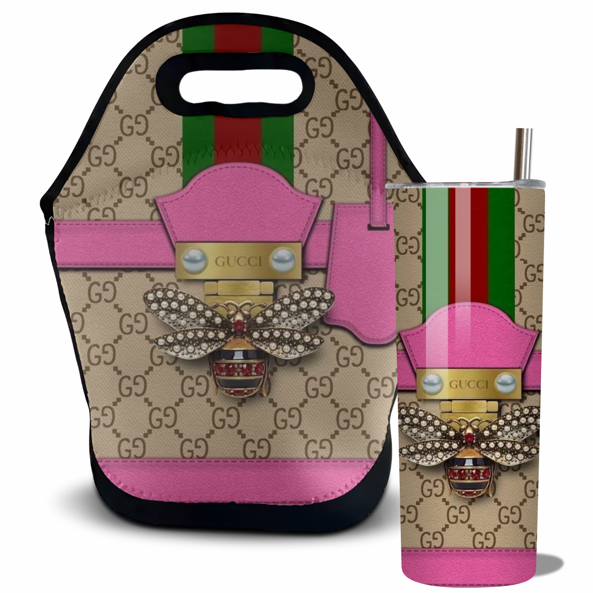 Gucci Inspired Lunch Tote Bag (017)