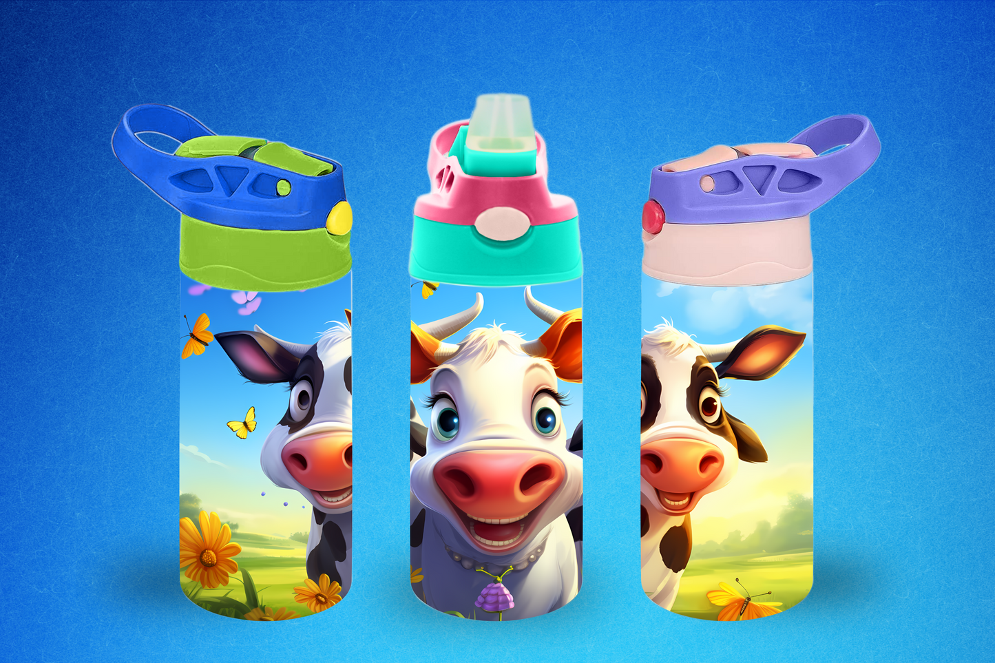 Happy Cows Sippy Cup / Kids Bottle