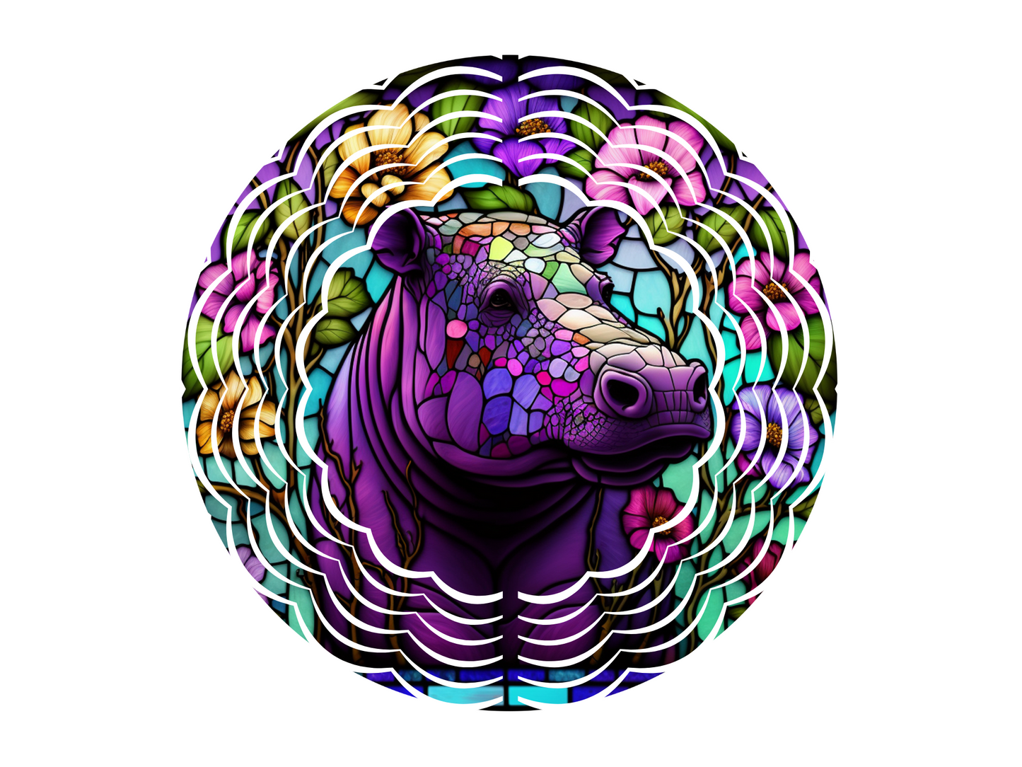 Hippo Wind Spinner