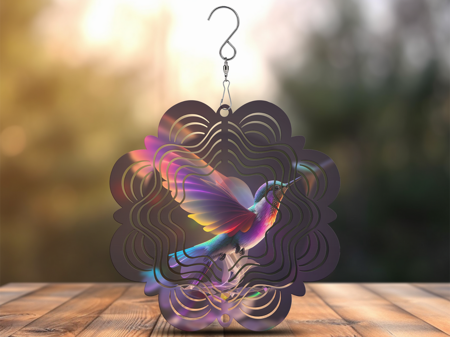 Hummingbird Wind Spinner