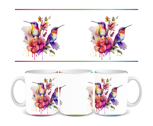 Hummingbird Lights Ceramic Mug