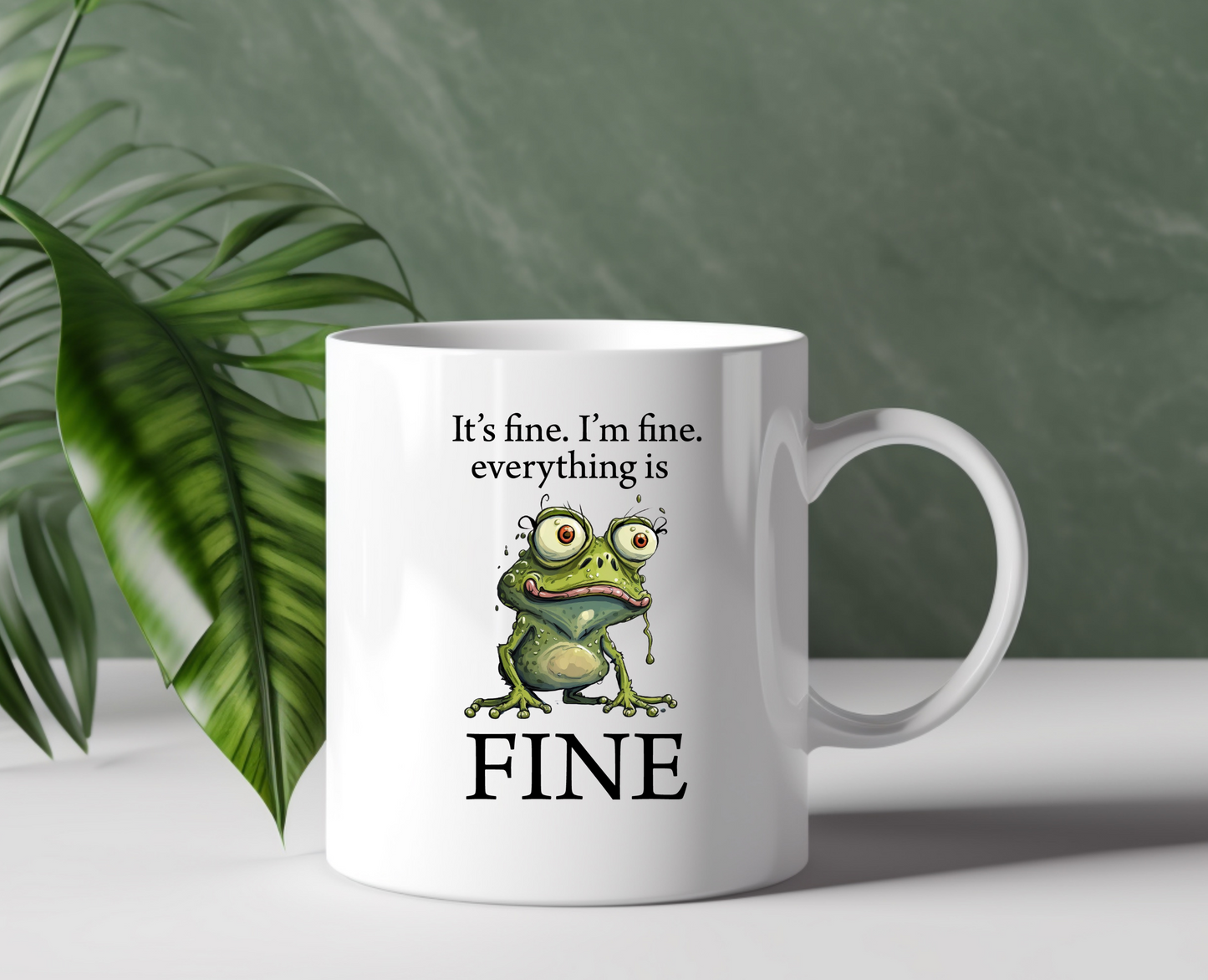 I'm Fine Ceramic Mug