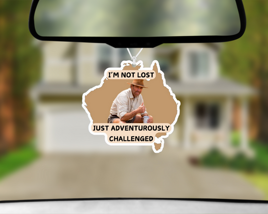 I'm Not Lost Just Adventurously Challenged Car Air Freshener