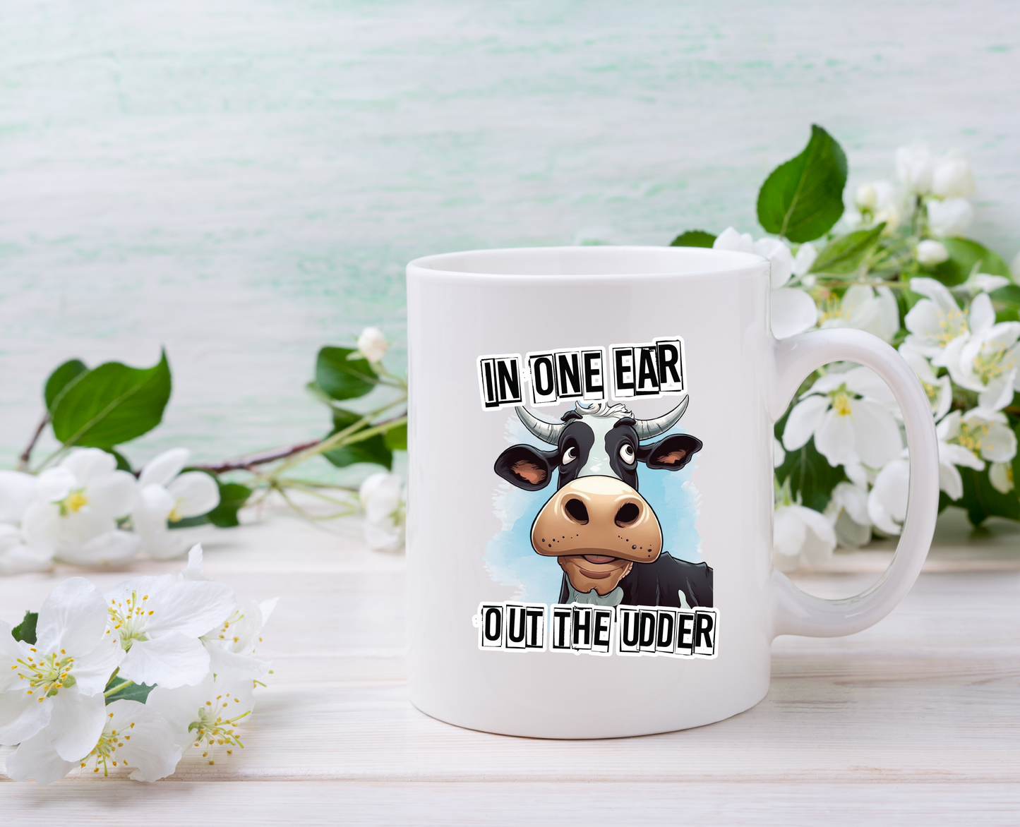 In One Ear Outer The Udder Ceramic Mug