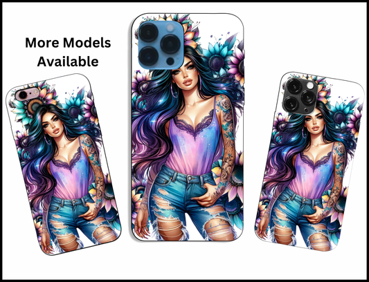 Floral Woman Phone Case (434)