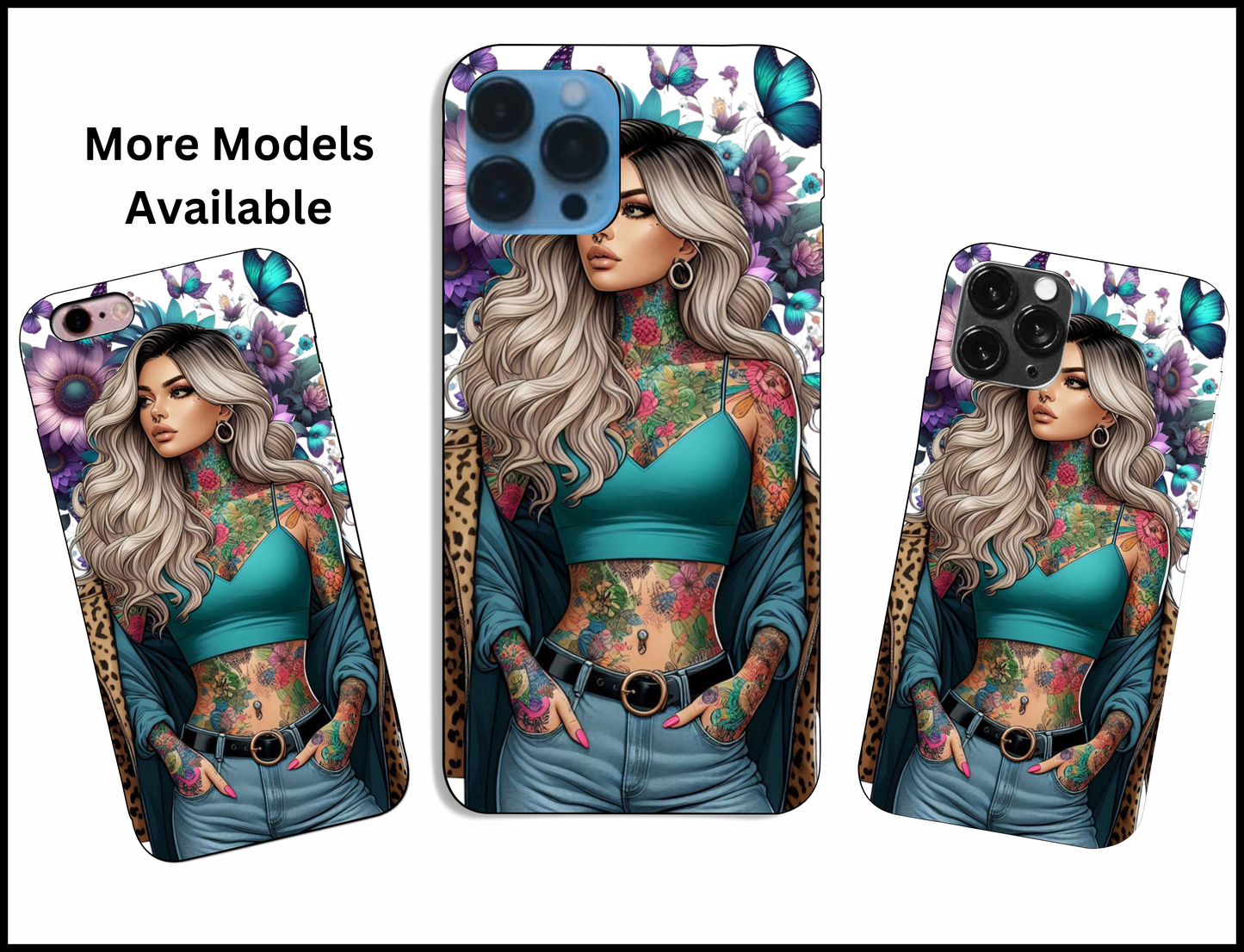 Floral Woman Phone Case (438)