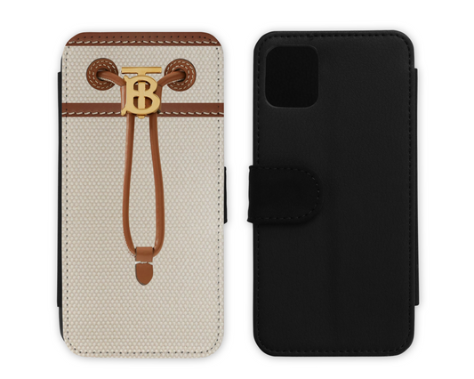 Burberry Inspired Leather Flip Case (011)