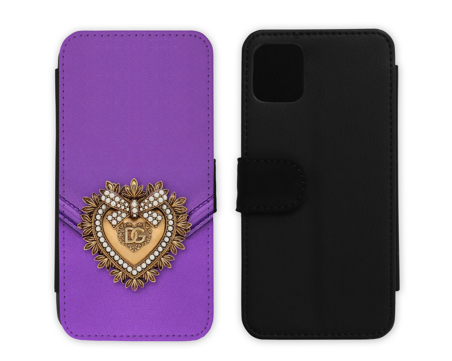 Dolce & Gabbana Inspired Leather Flip Case (004)