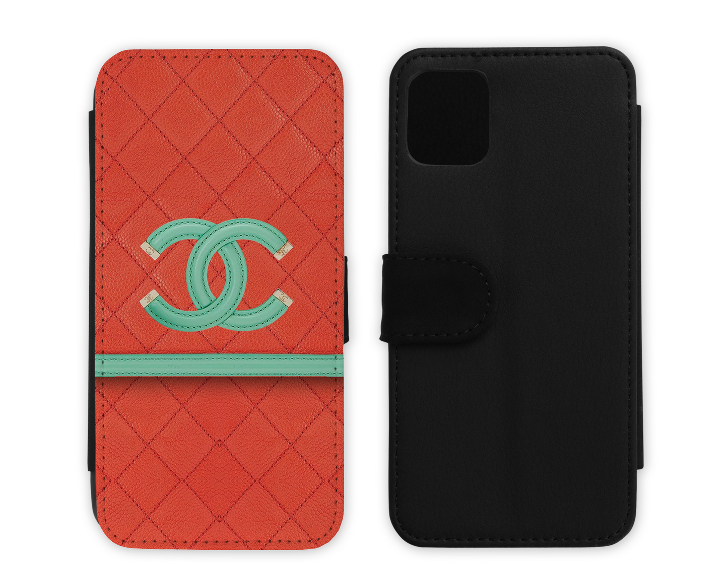 Chanel Inspired Leather Flip Case (003)