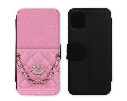 Chanel Inspired Leather Flip Case (001)