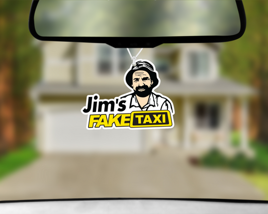 Jim's Fake Taxis Car Air Freshener