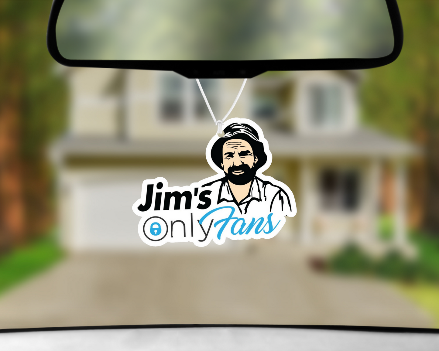 Jim's Only Fans Car Air Freshener