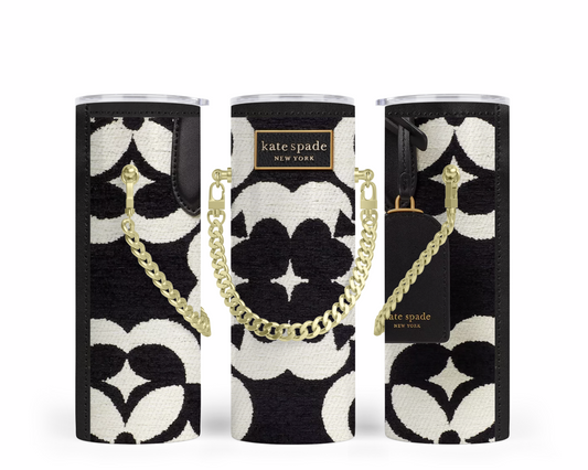 Katie Spade Handbag Inspired Chain Tumbler (008)