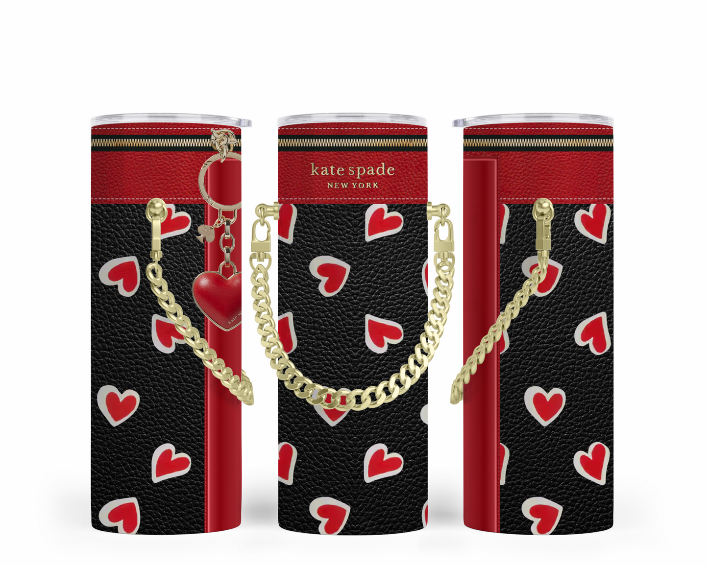 Katie Spade Handbag Inspired Chain Tumbler (016)