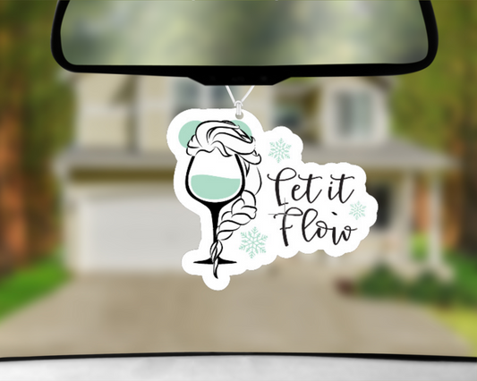 Let It Flow Car Air Freshener