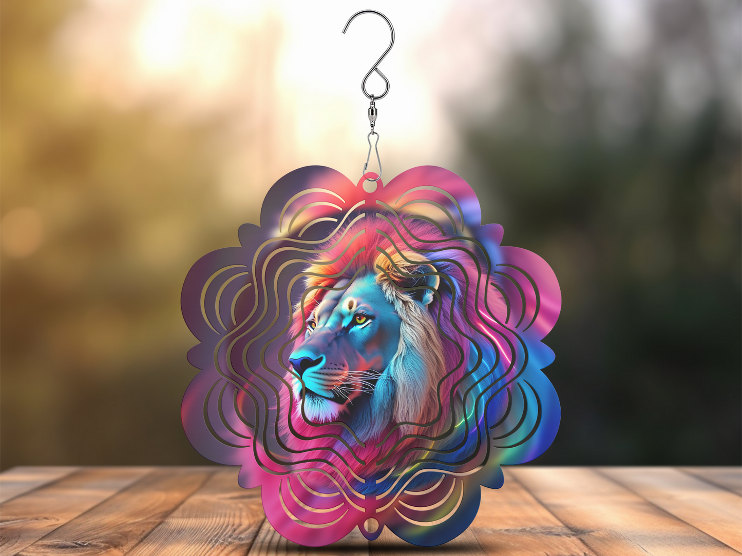 Lion Wind Spinner