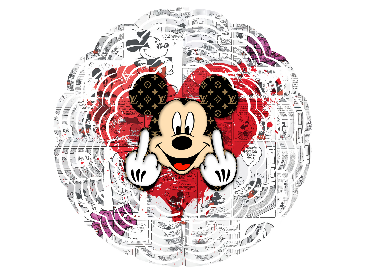 Love Mickey Wind Spinner