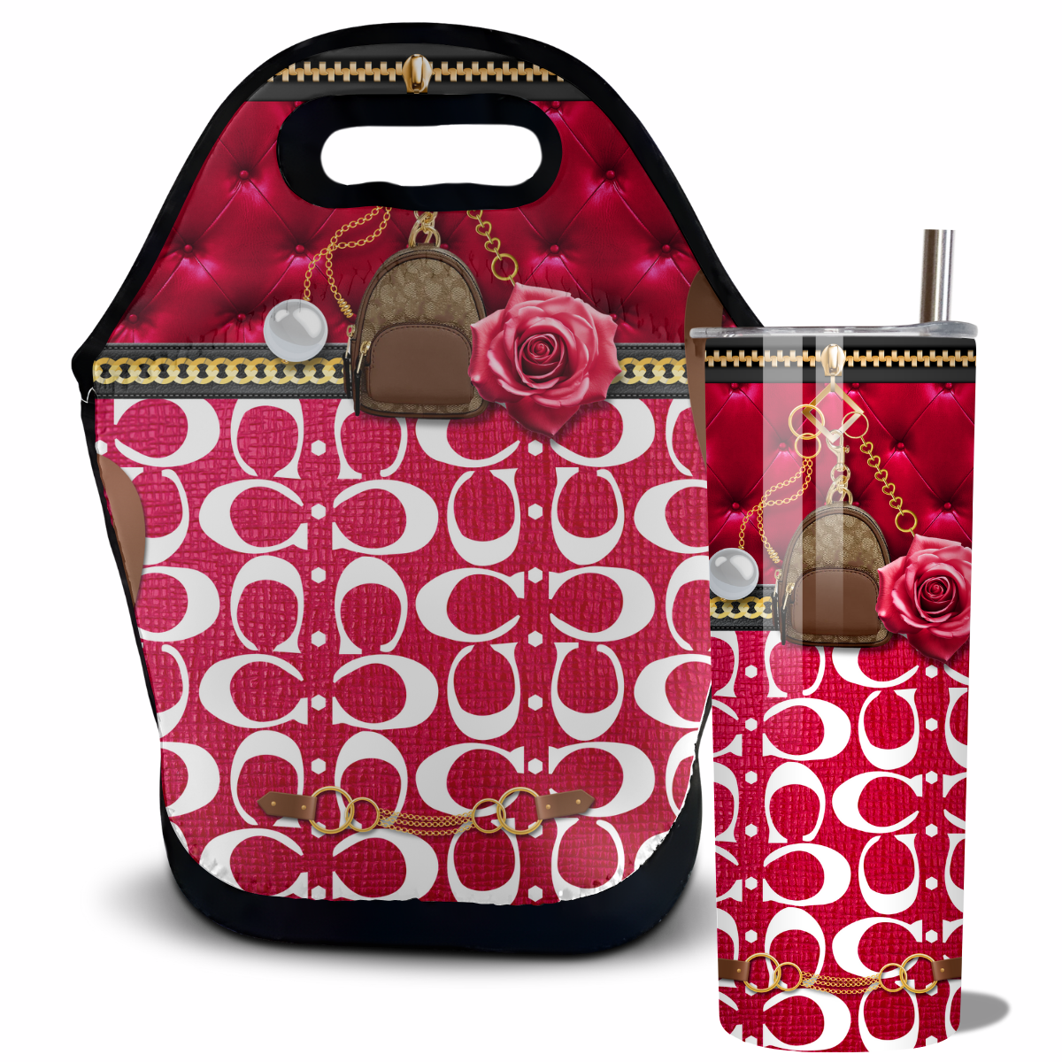 Coach Inspired Lunch Tote Bag (025)