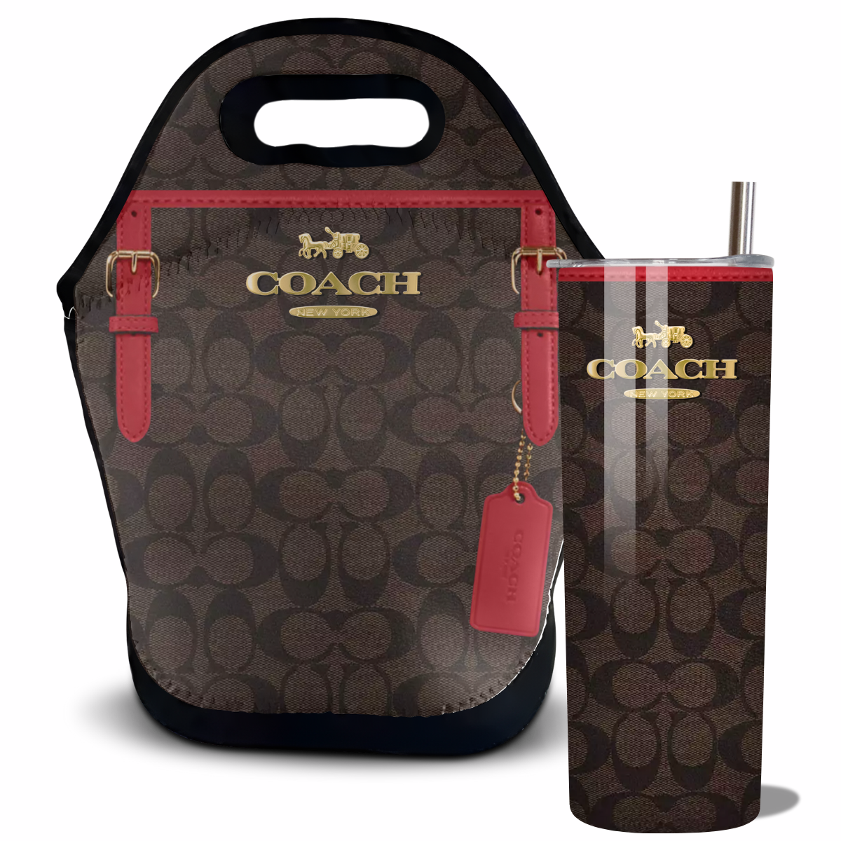 Coach Inspired Lunch Tote Bag (096)