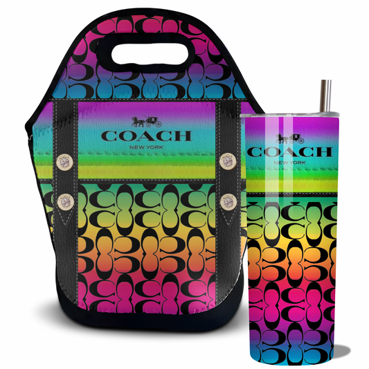 Coach Inspired Lunch Tote Bag (054)