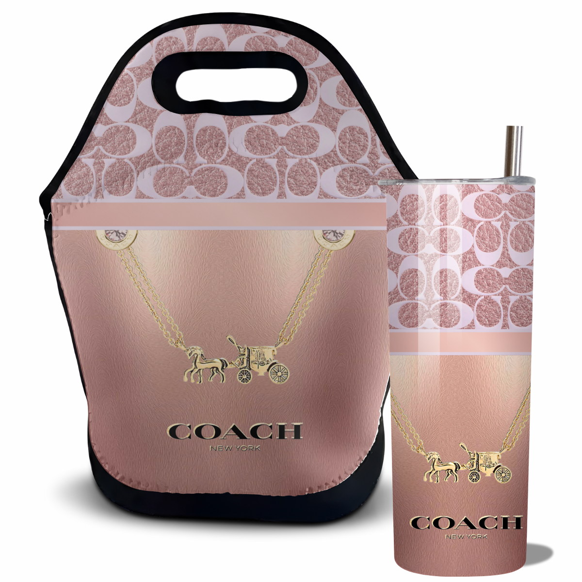 Coach Inspired Lunch Tote Bag (056)