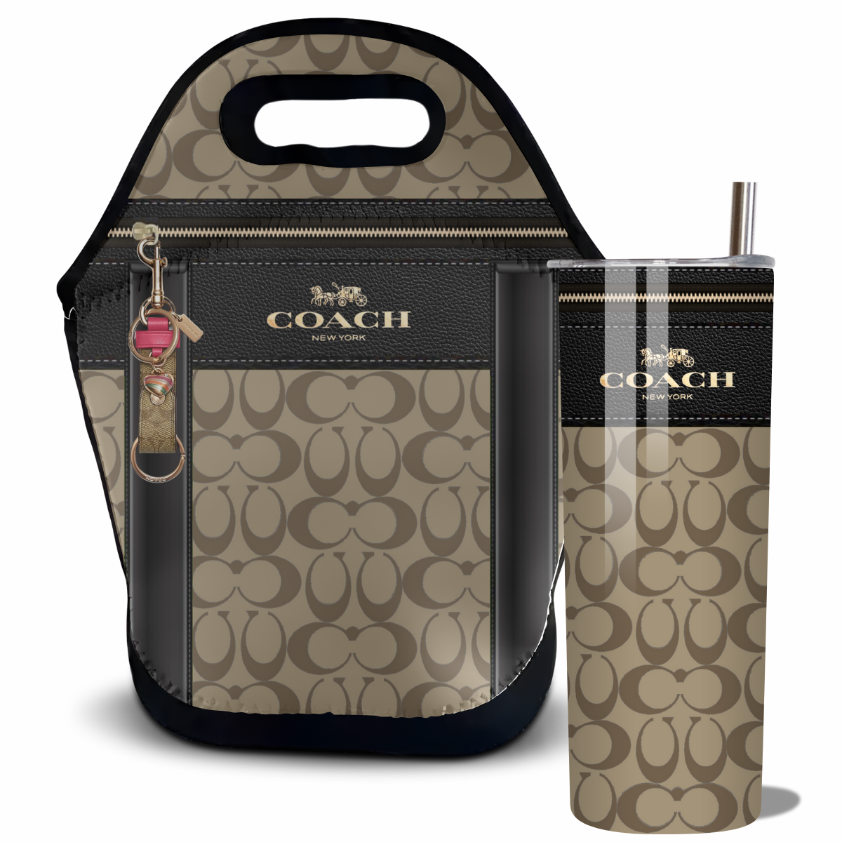 Coach Inspired Lunch Tote Bag (057)