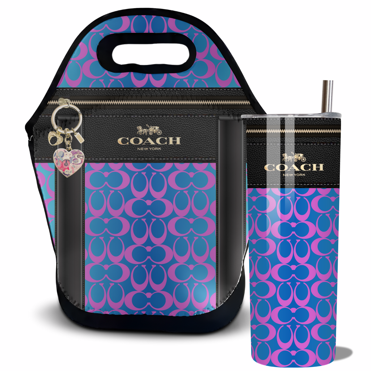 Coach Inspired Lunch Tote Bag (061)