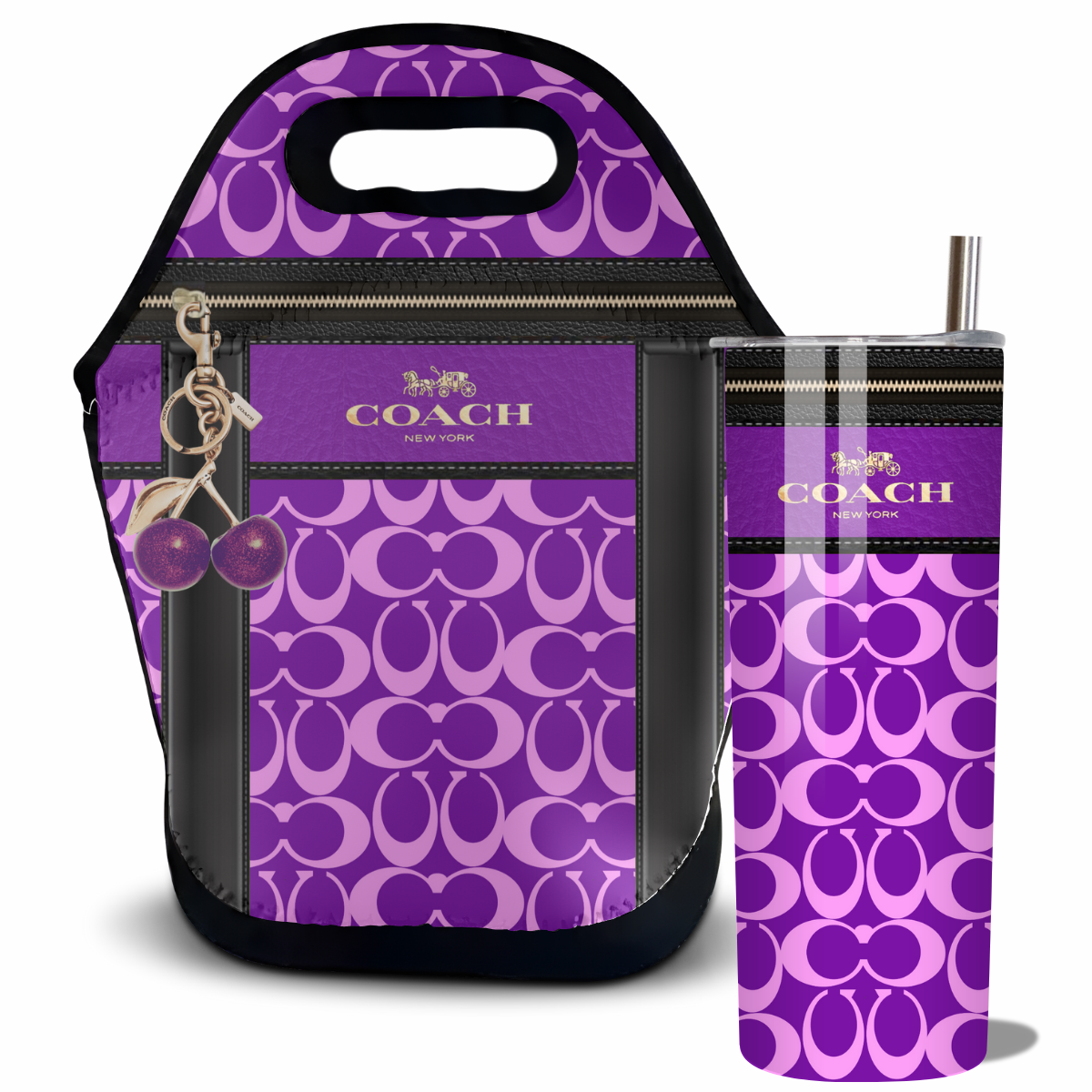 Coach Inspired Lunch Tote Bag (064)