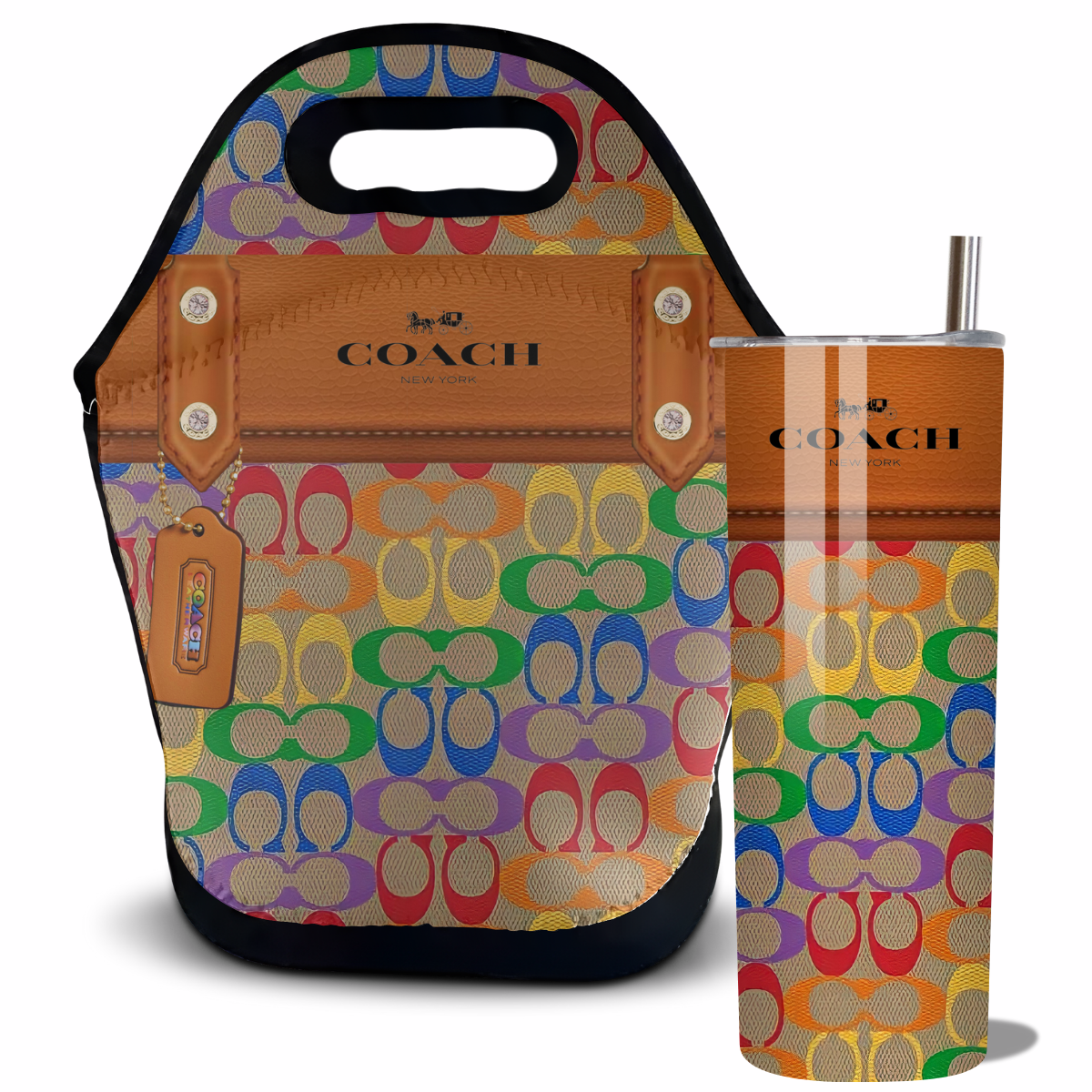 Coach Inspired Lunch Tote Bag (081)