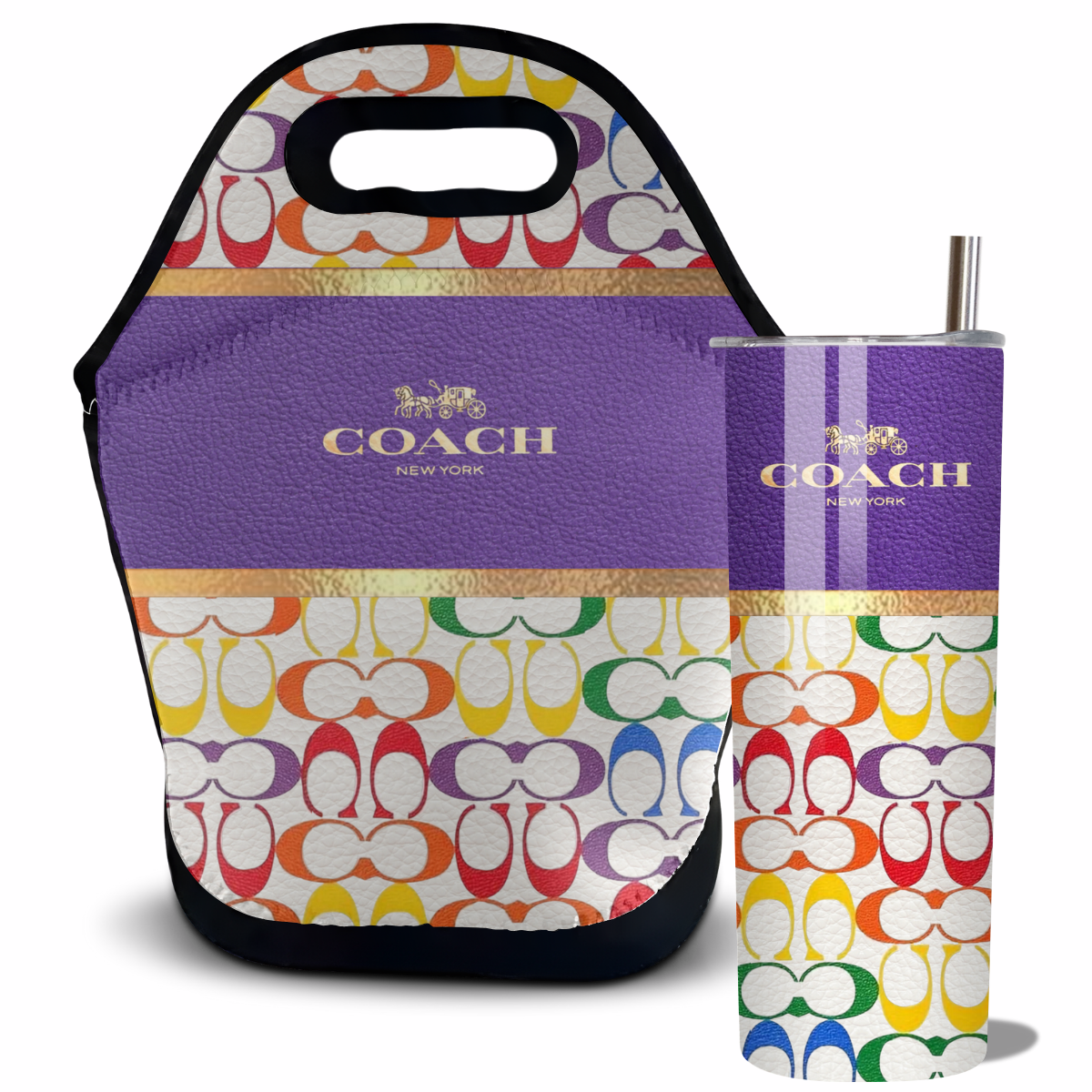 Coach Inspired Lunch Tote Bag (069)