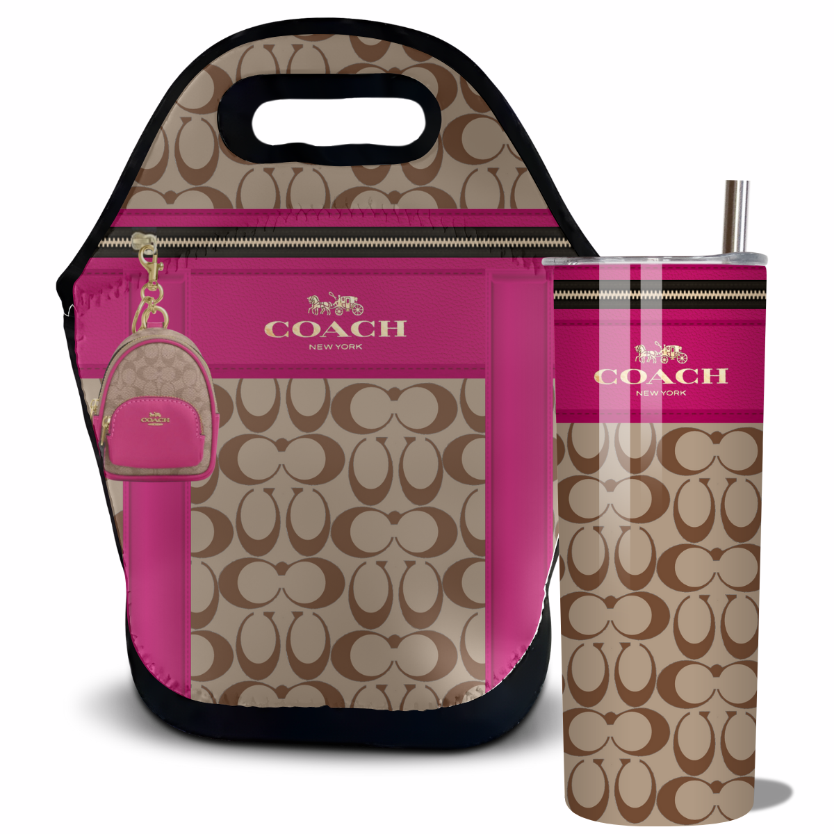 Coach Inspired Lunch Tote Bag (083)