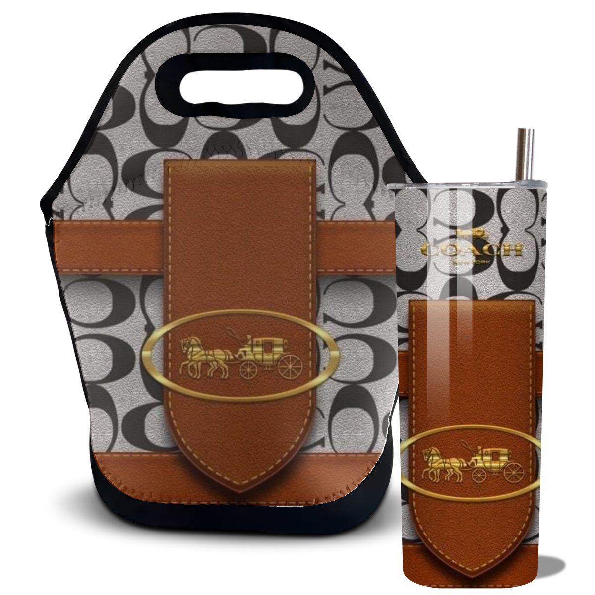 Coach Inspired Lunch Tote Bag (004)