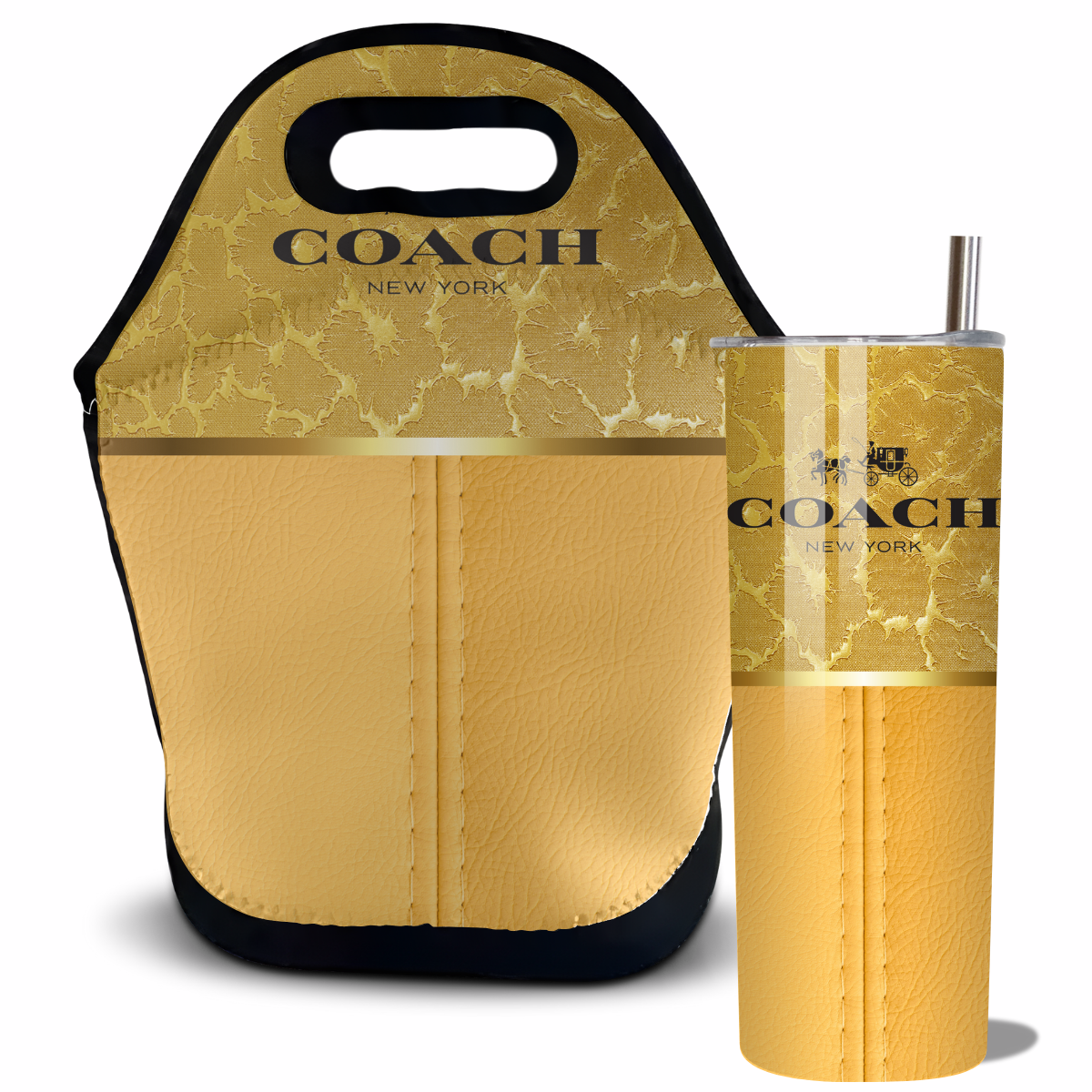 Coach Inspired Lunch Tote Bag (005)