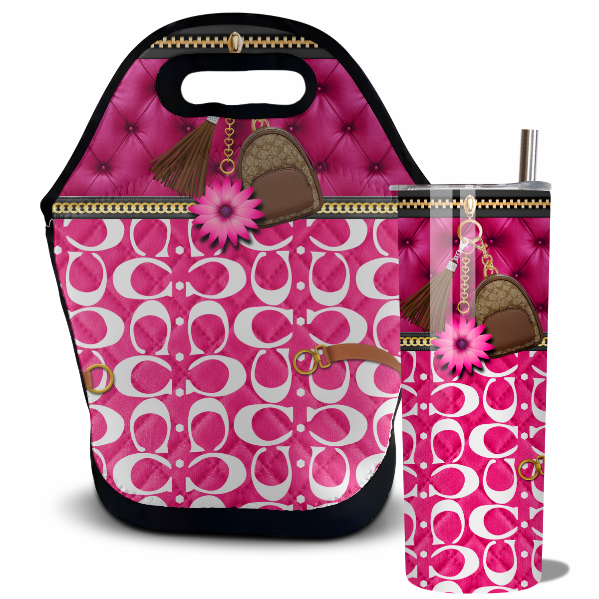 Coach Inspired Lunch Tote Bag (019)