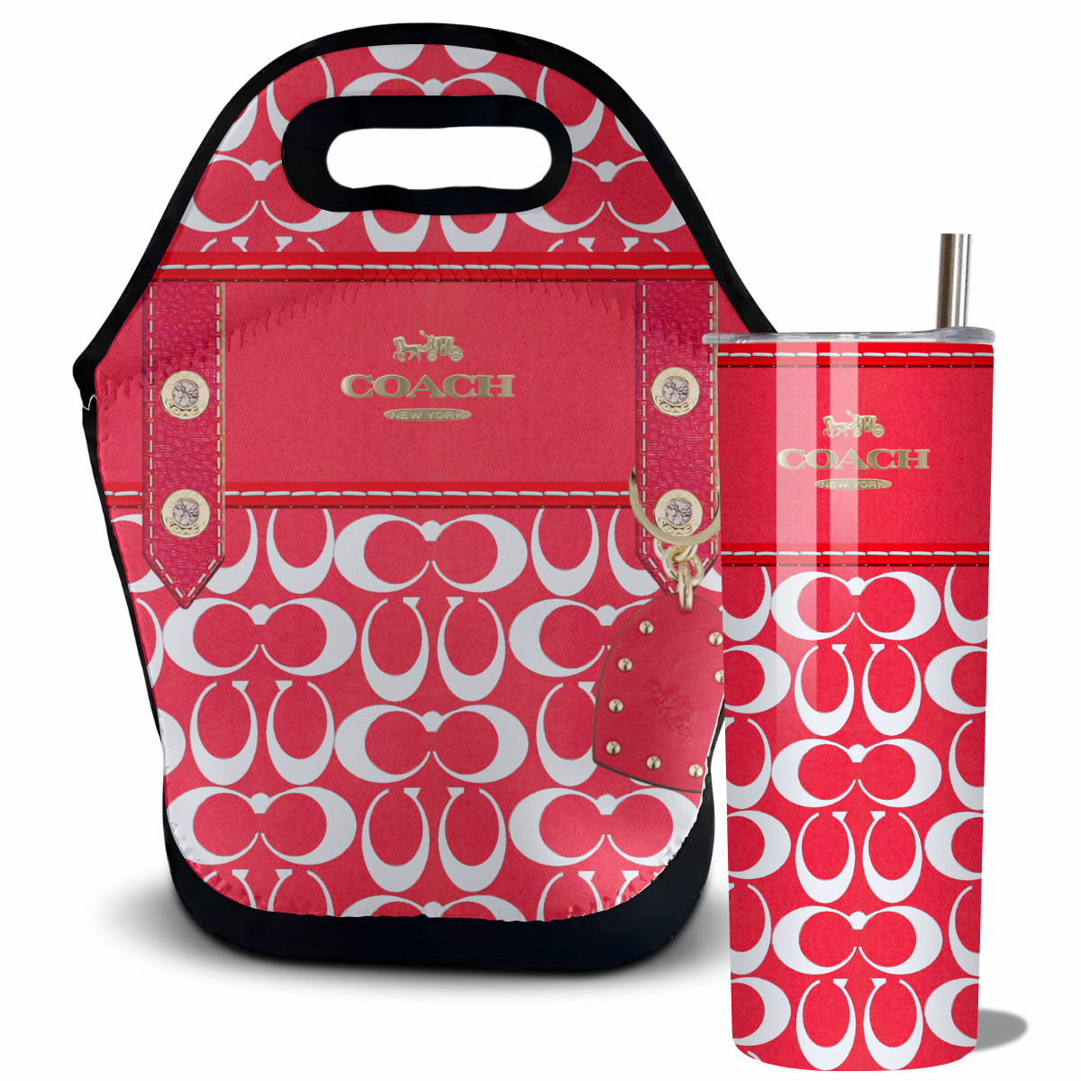 Coach Inspired Lunch Tote Bag (086)