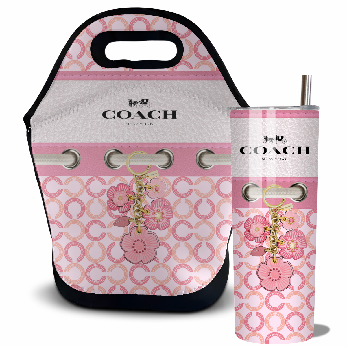 Coach Inspired Lunch Tote Bag (087)