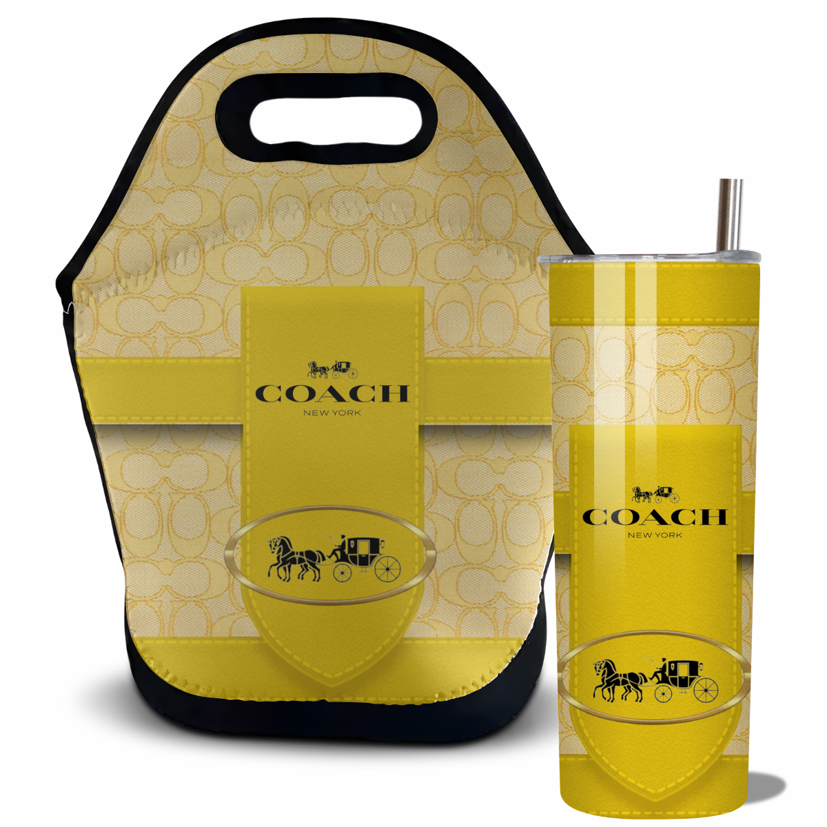 Coach Inspired Lunch Tote Bag (088)