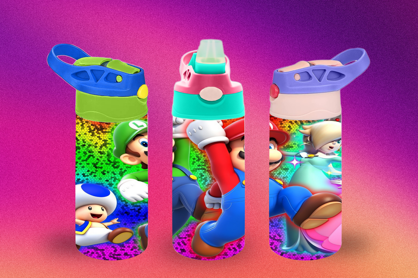 Mario & The Tribe Sippy Cup / Kids Bottle