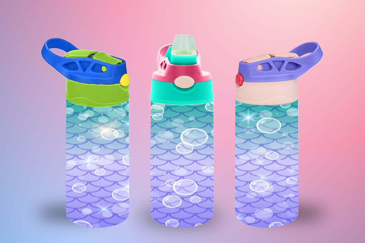 Mermaid Scales 3 Sippy Cup / Kids Bottle