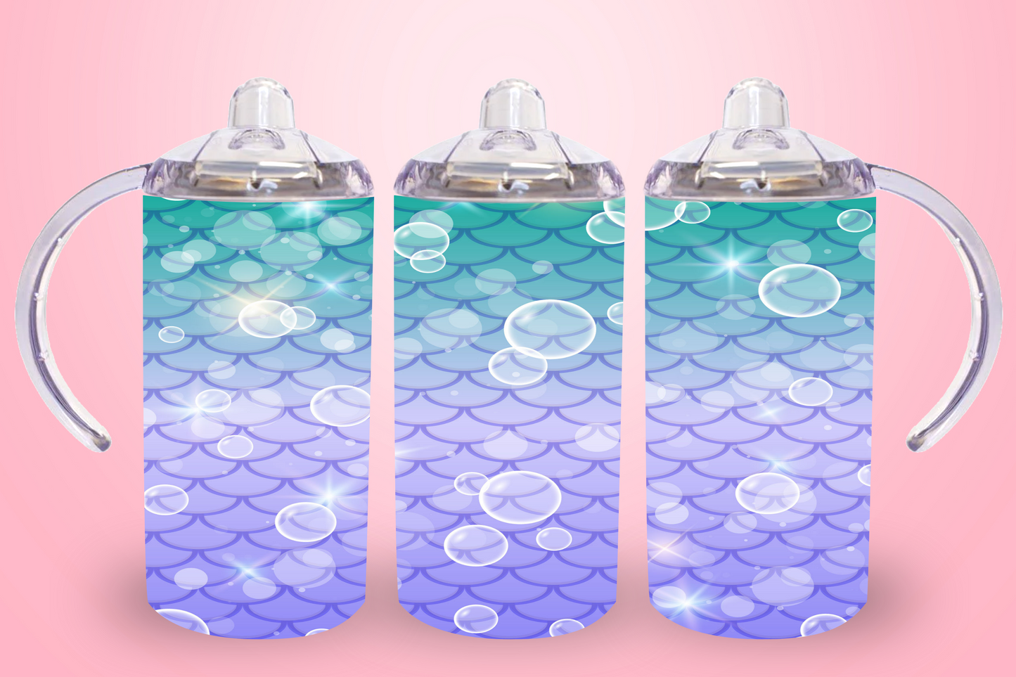 Mermaid Scales 3 Sippy Cup / Kids Bottle