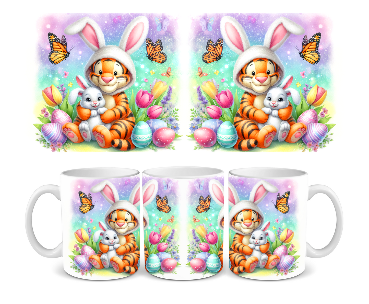 Tiger Easter Ceramic Mug