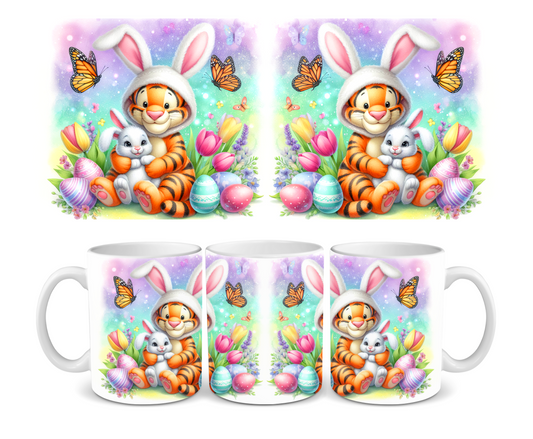 Tiger Easter Ceramic Mug