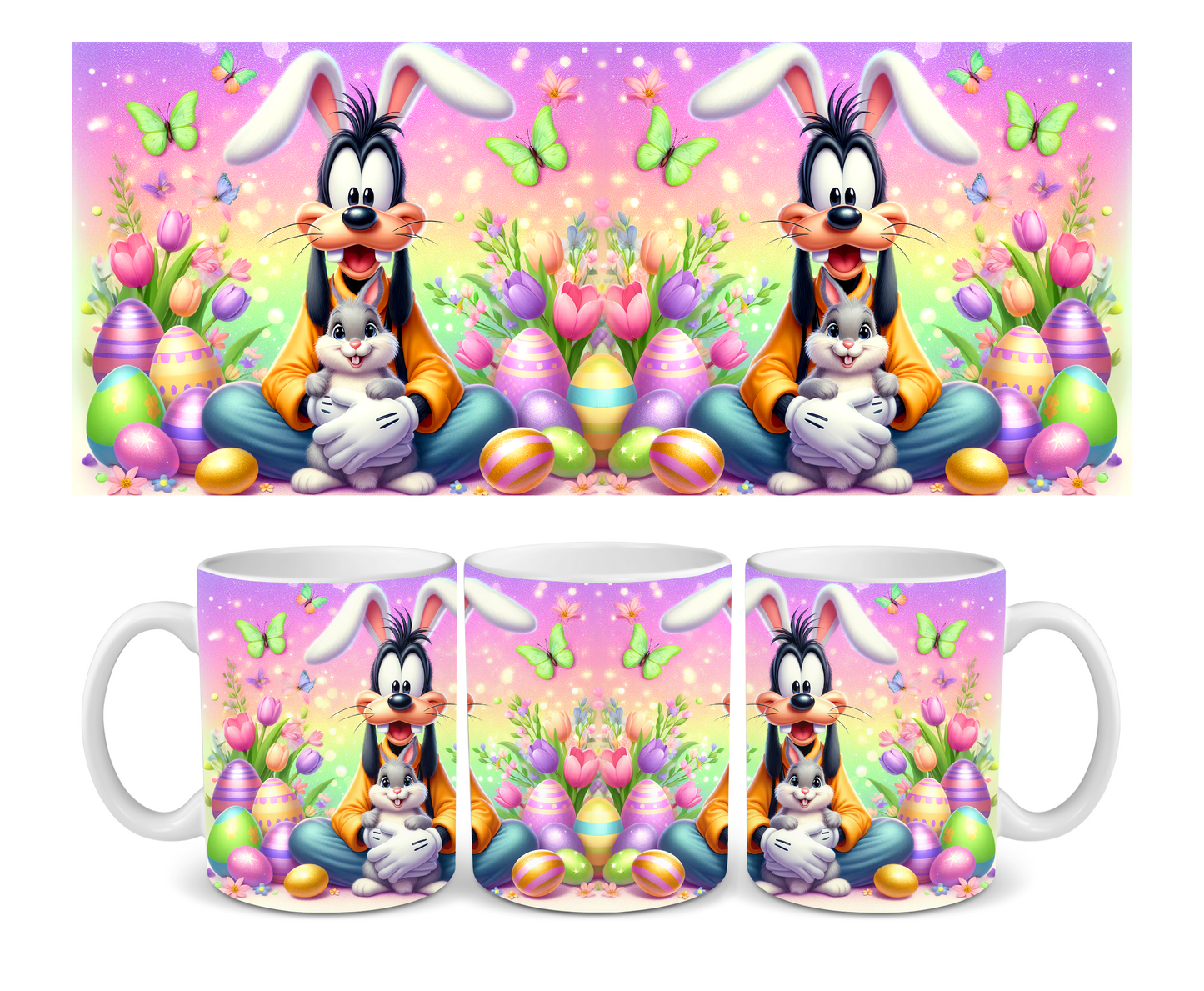 Goofy 1 Easter Ceramic Mug