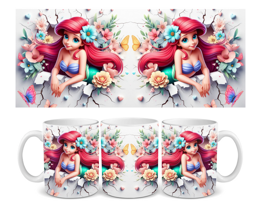 Ariel Wall Break Ceramic Mug