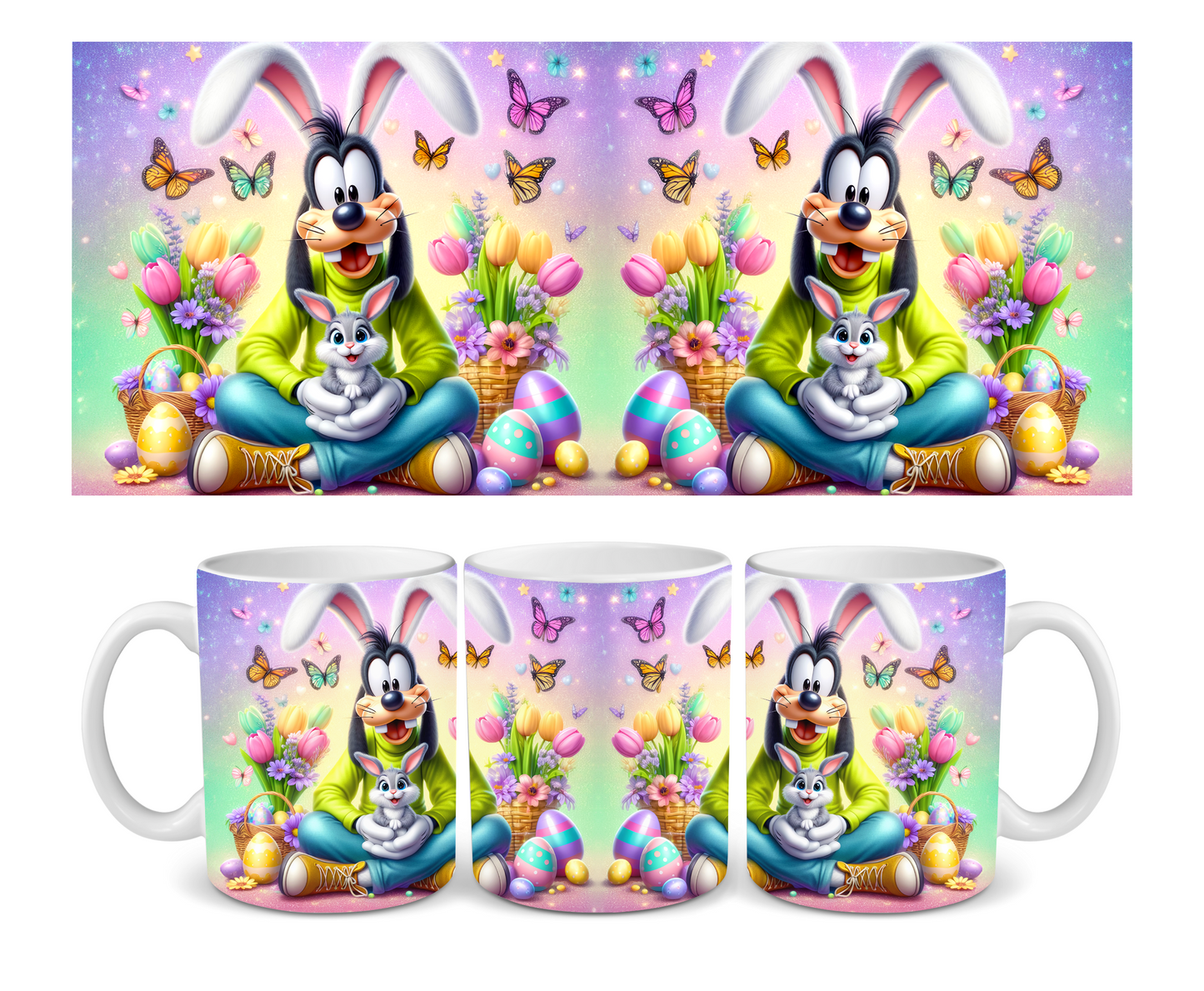 Goofy 2 Easter Ceramic Mug