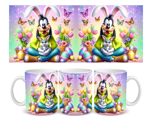 Goofy 2 Easter Ceramic Mug